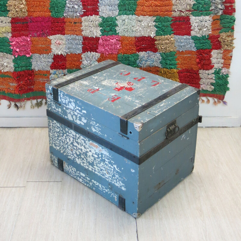 Portuguese vintage Sano-Técnica trunk - 1930s