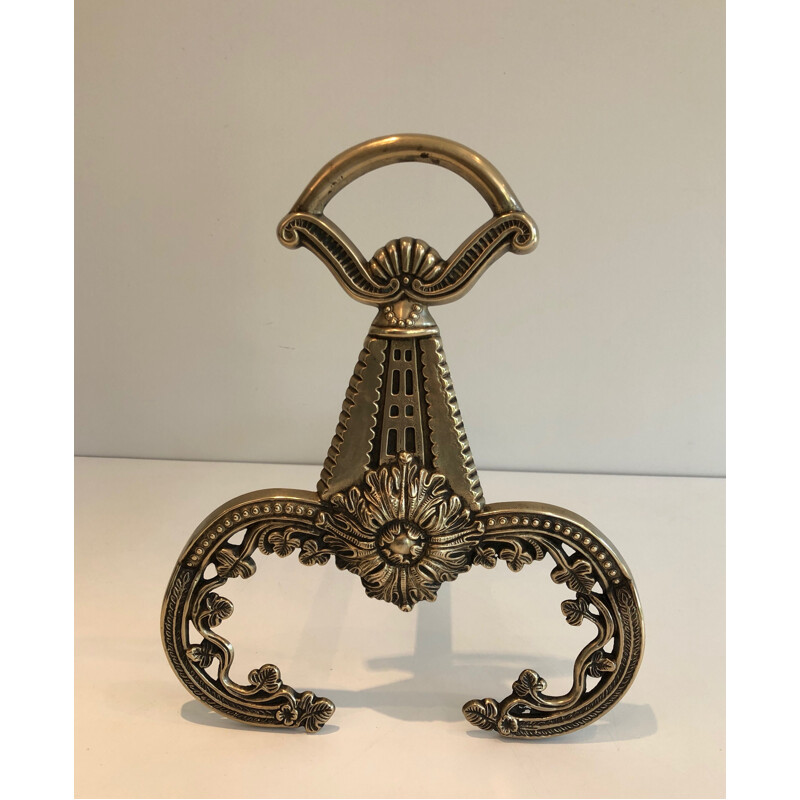 Coppia di candelabri d'epoca in bronzo, 1900