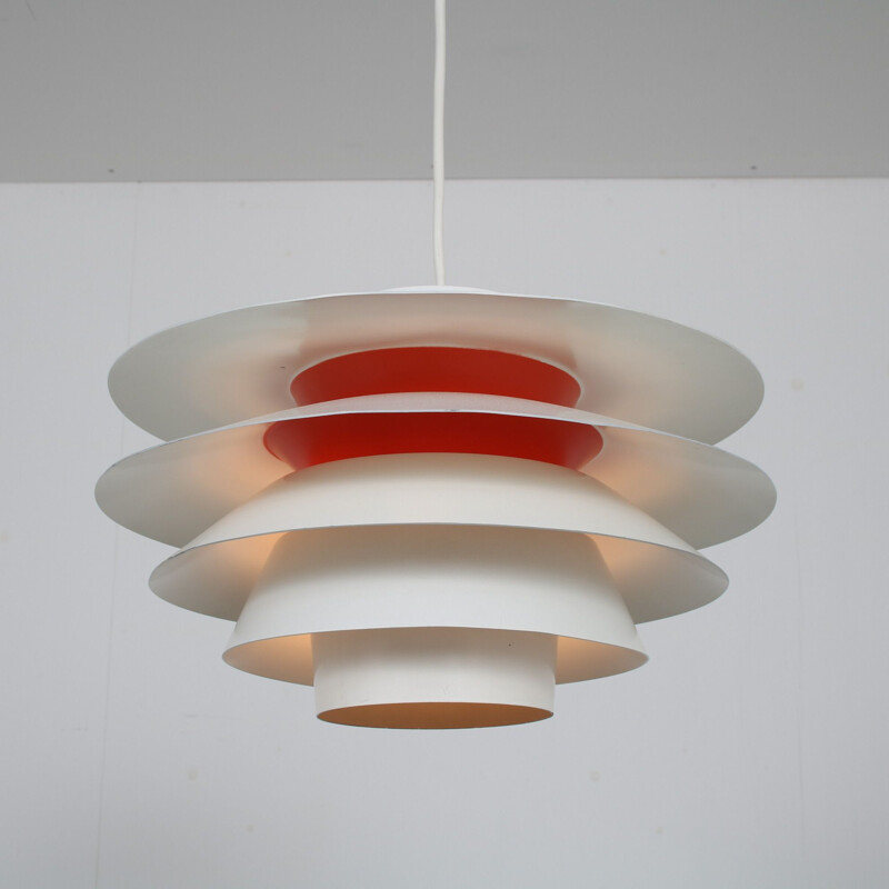 Vintage "Verona" pendant lamp by Sven Middelboe for Nordisk Solar, Denmark 1960s