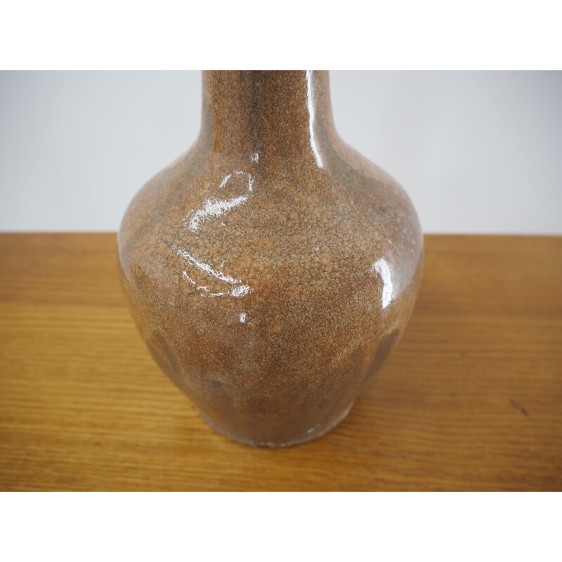 Vaso de cerâmica Vintage, Checoslováquia 1960