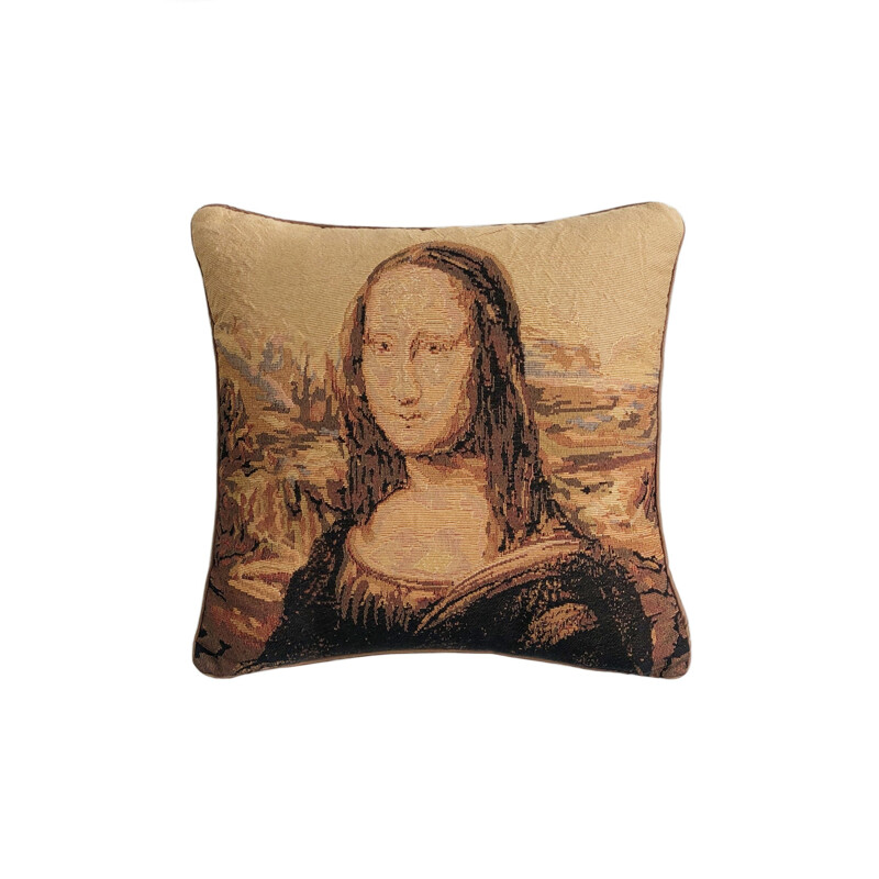 Vintage Mona Lisa cushions, 1970s