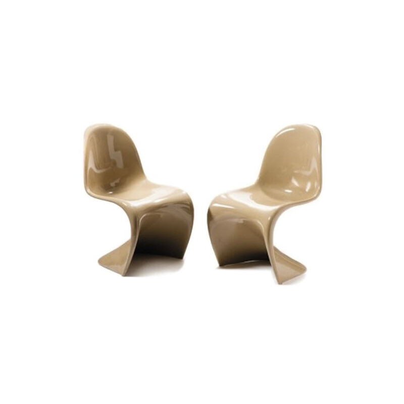 Set of 6 chairs in plastic, Verner PANTON - 1970s