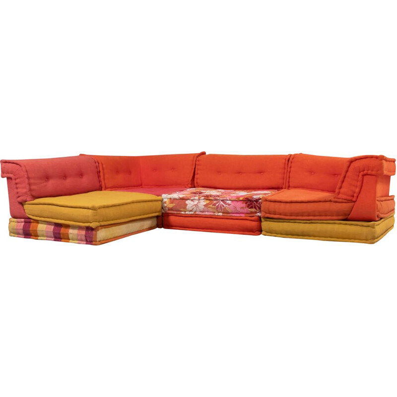 Set di 12 divani componibili Mah Jong vintage di Hans Hopfer per Roche Bobois, 1970