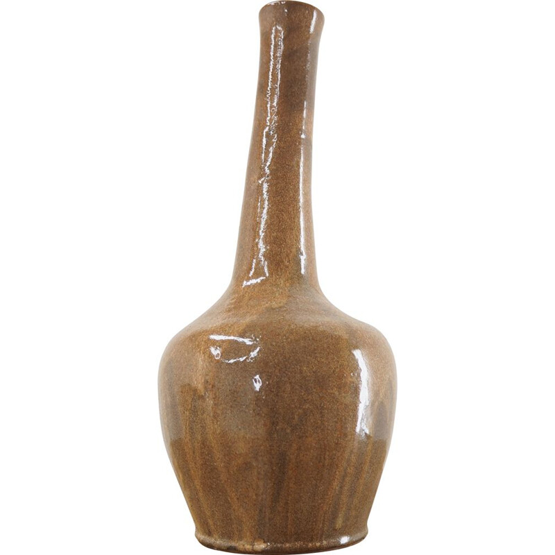 Vaso de cerâmica Vintage, Checoslováquia 1960