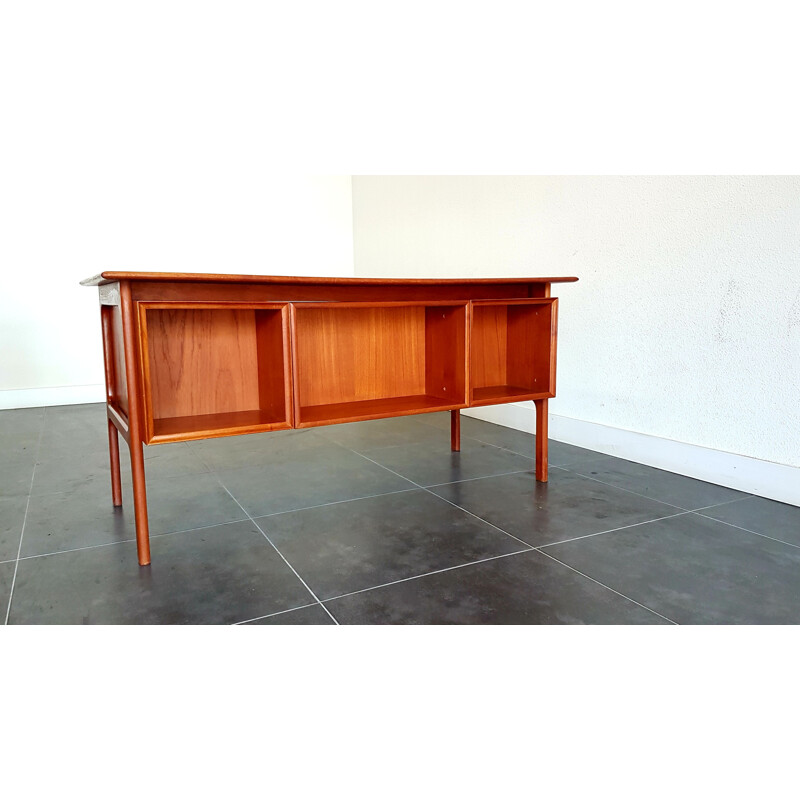 Scandinavisch vintage teak bureau van Arne Vodder voor Sibast, Denemarken 1960