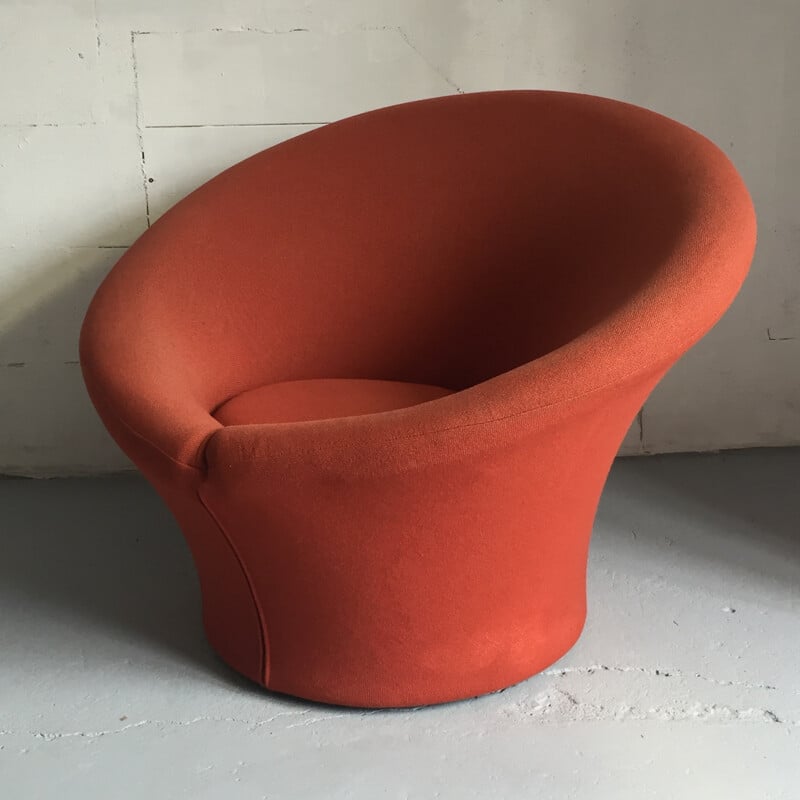 Paire de fauteuils "Mushroom" rouges, Pierre PAULIN - 1960