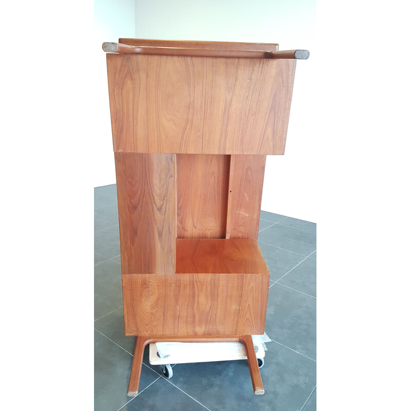 Scrivania scandinava vintage in teak di Arne Vodder per Sibast, Danimarca 1960