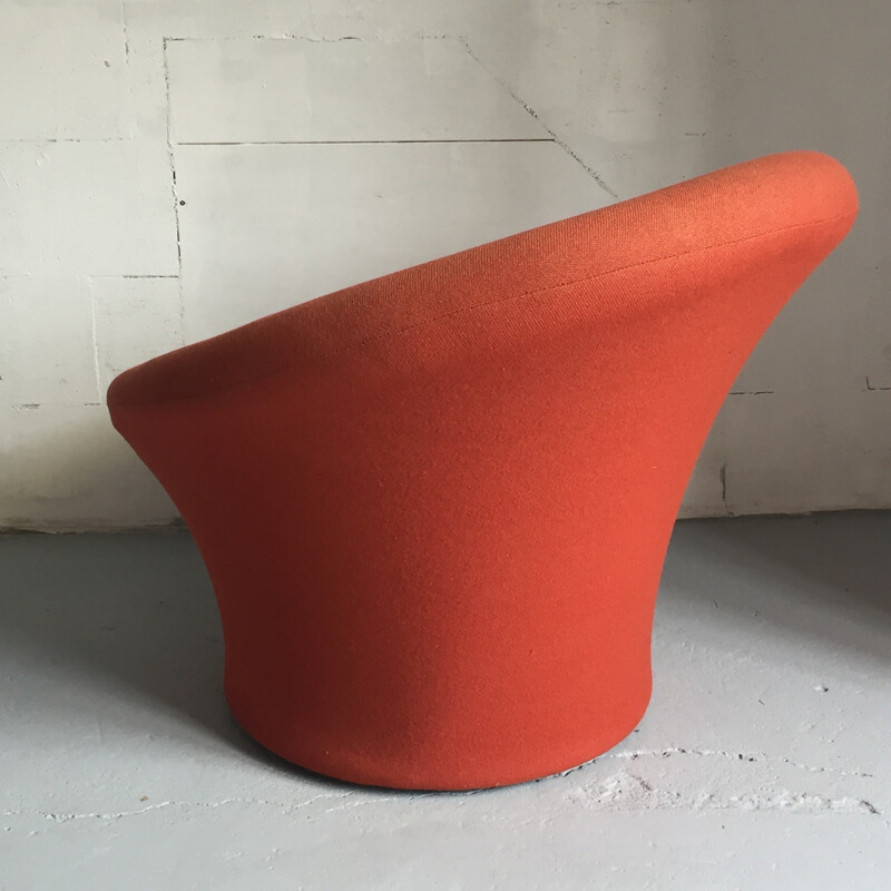 Pair of red Artifort "Mushroom" armchairs, Pierre PAULIN - 1960s