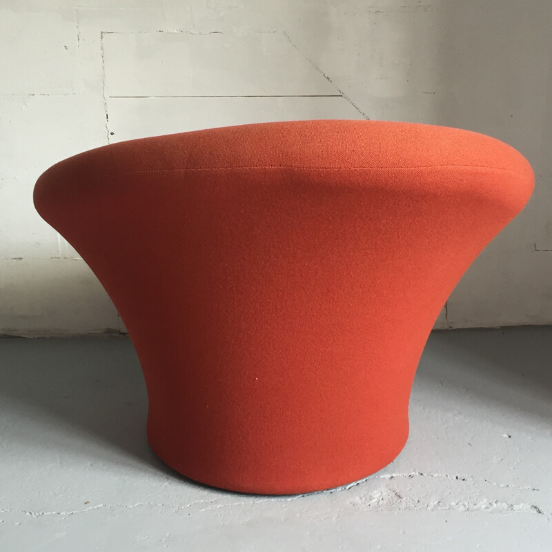 Pair of red Artifort "Mushroom" armchairs, Pierre PAULIN - 1960s