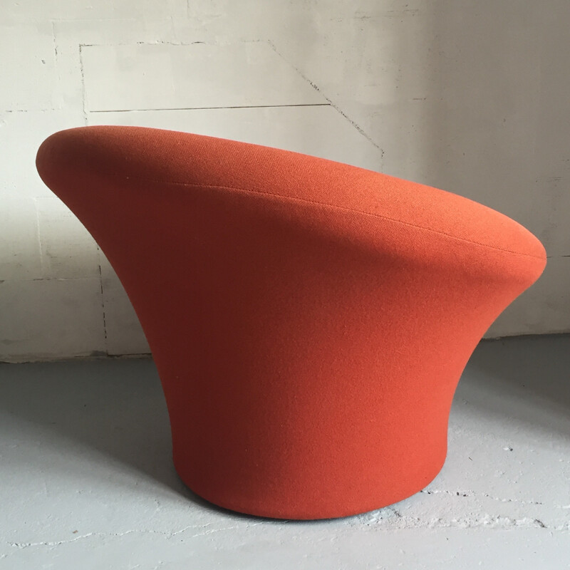 Pair of red Artifort "Mushroom" armchairs, Pierre PAULIN - 1960s