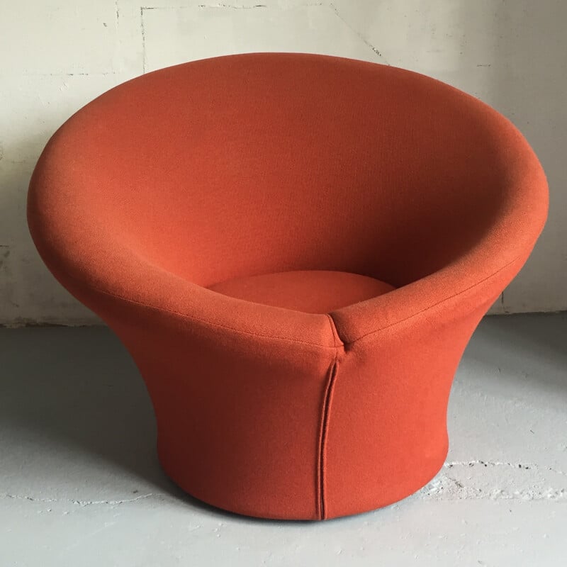 Paire de fauteuils "Mushroom" rouges, Pierre PAULIN - 1960