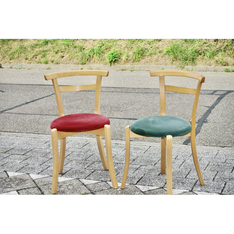 Paar stoelen van JL MOLLER DENEMARKEN