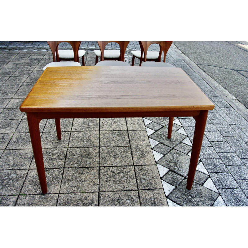 Table vintage en bois par Grete Jalk pour Glostrup, Danemark 1960