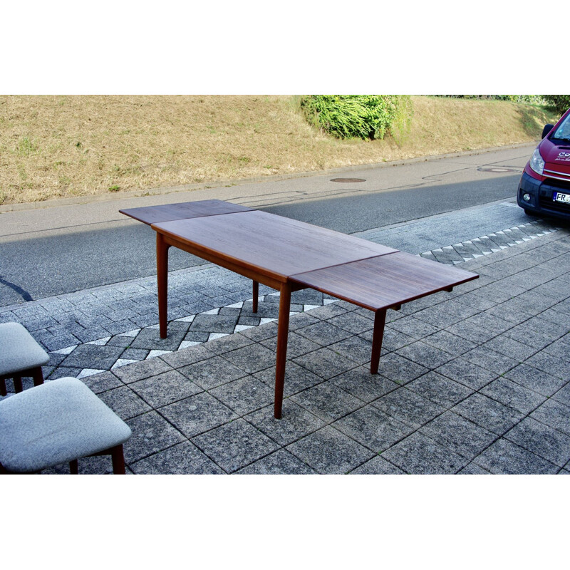 Table vintage en bois par Grete Jalk pour Glostrup, Danemark 1960