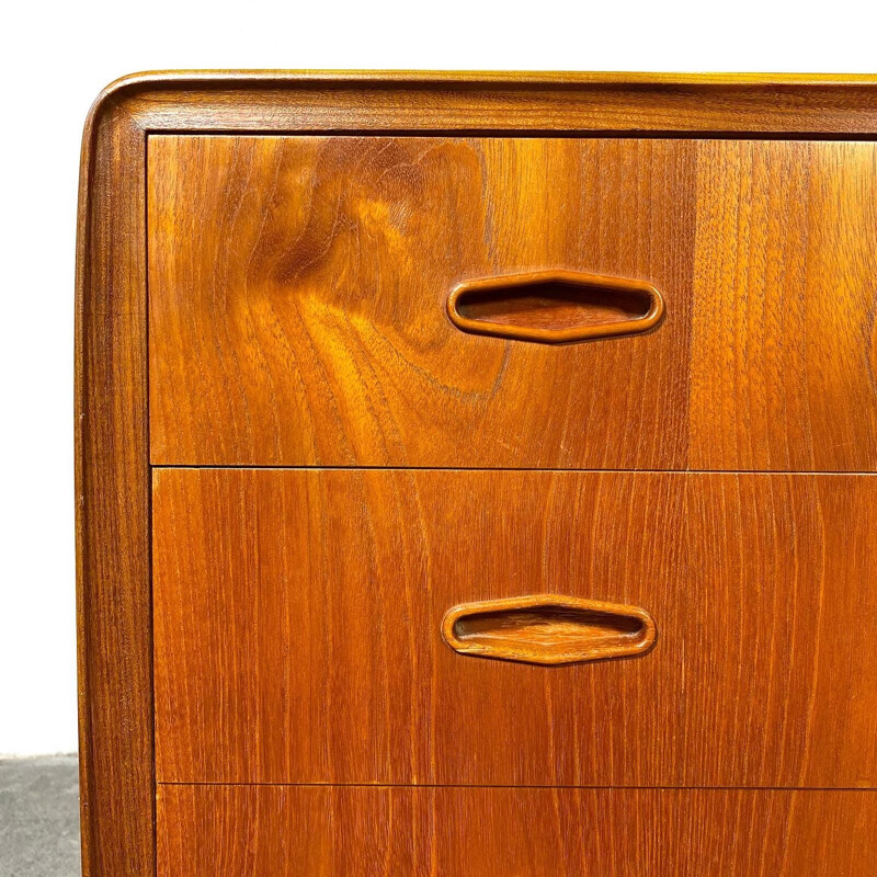 Vintage teak chest of drawers by Johannes Andersen for Samcom, 1960