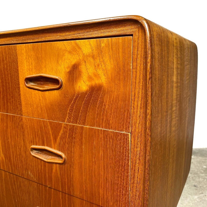 Vintage teak chest of drawers by Johannes Andersen for Samcom, 1960