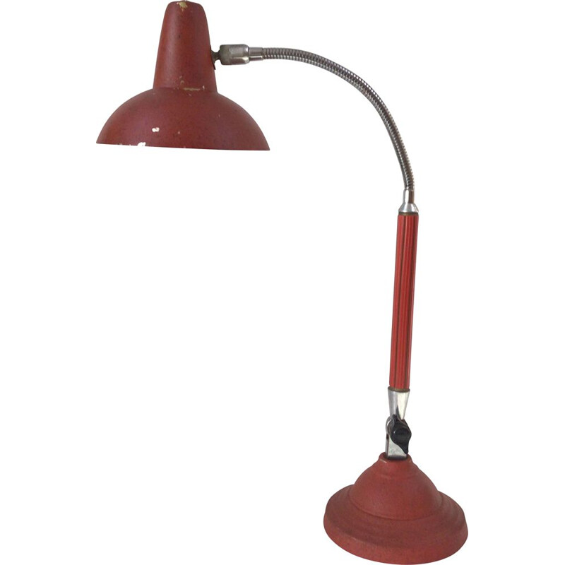 Super Chrome industrial lamp, 1950