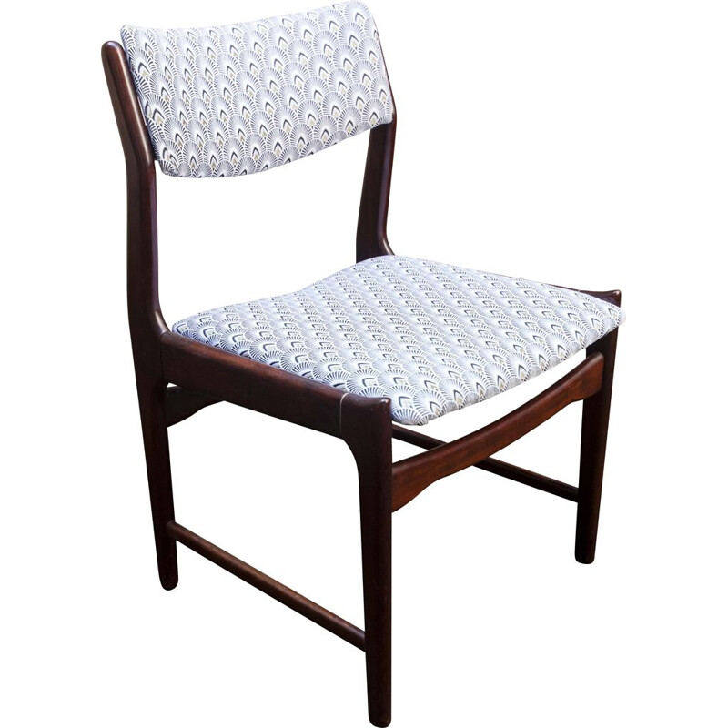 4 chaises scandinaves vintage en palissandre, 1960