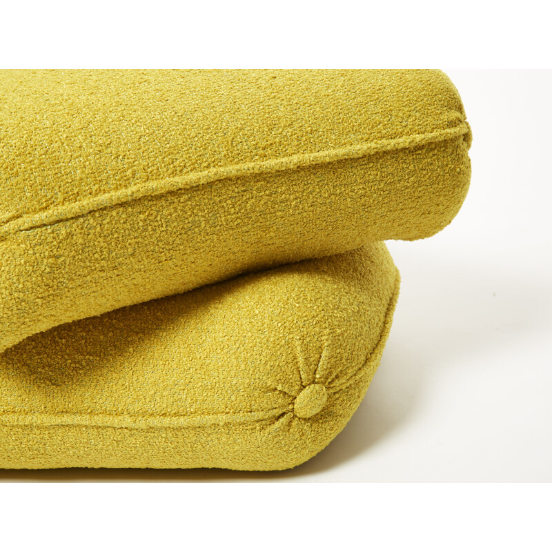 Pair of vintage poufs by Jacques Charpentier, 1970