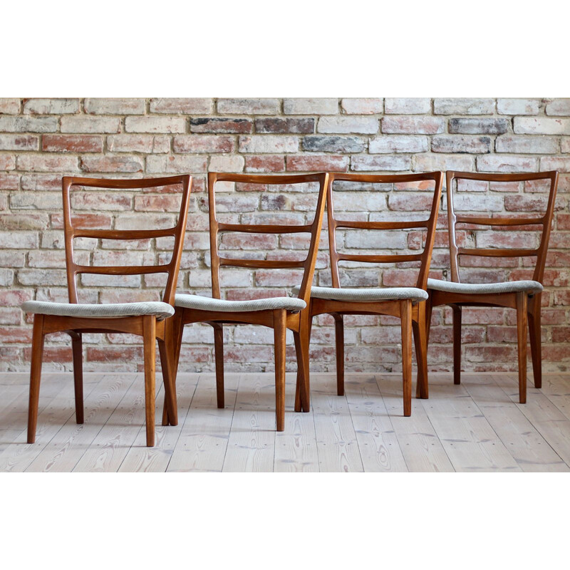 Ensemble de 4 chaises vintage par Marian Grabiński, 1960