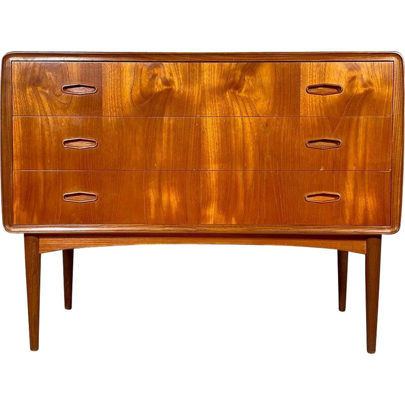 Vintage teak chest of drawers by Johannes Andersen for Samcom, 1960