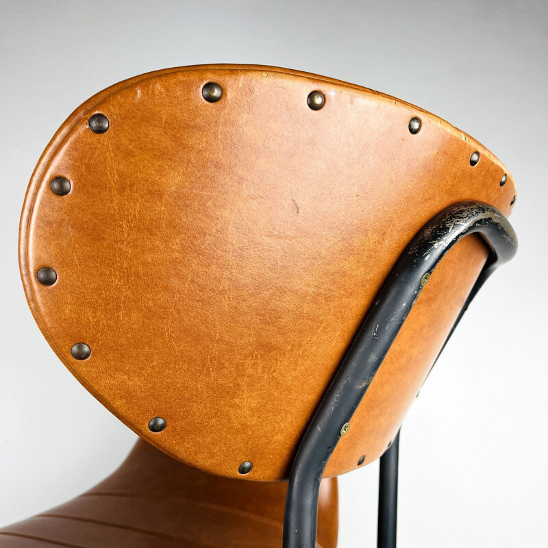 Mid-century swivel desk chair by Gastone Rinaldi for Rima, Italy 1970s