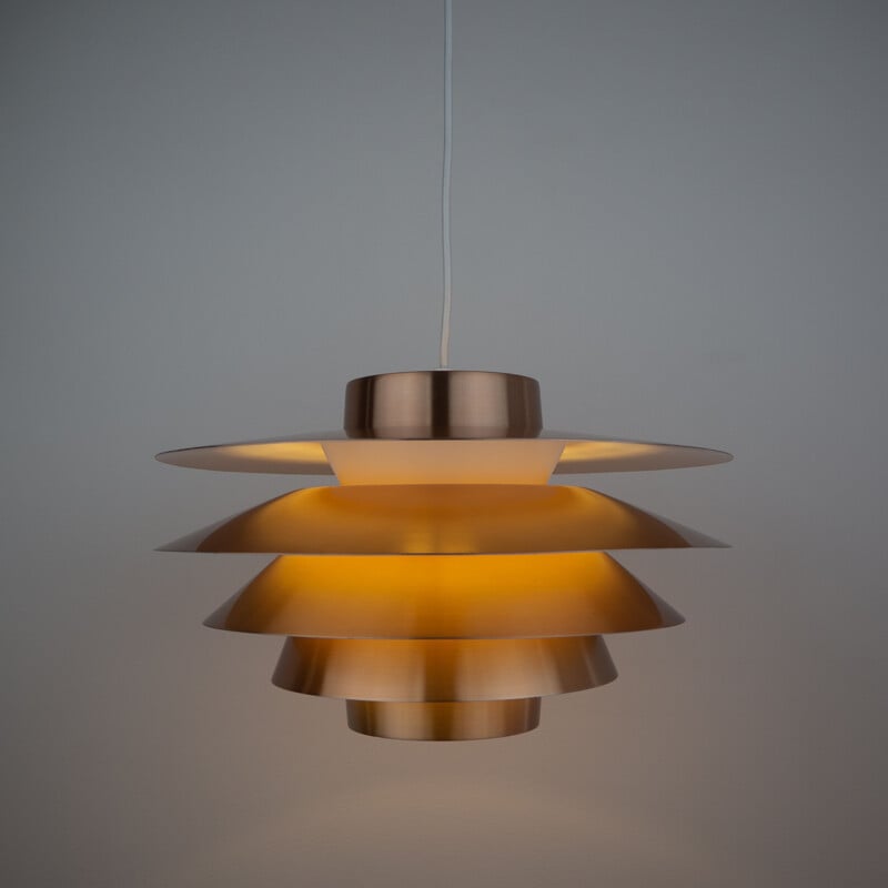 Danish vintage pendant lamp Verona by Svend Middelboe for Nordisk Solar, 1960s