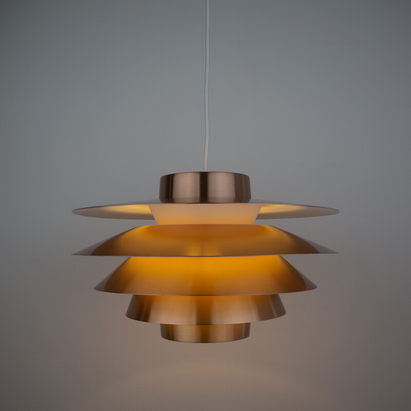 Danish vintage pendant lamp Verona by Svend Middelboe for Nordisk Solar, 1960s