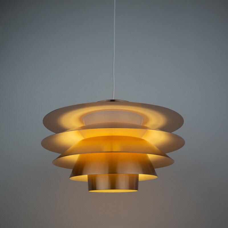 Danish vintage pendant lamp Verona by Svend Middelboe for Nordisk Solar, 1960s