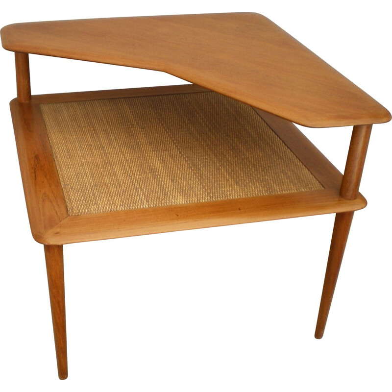 Teak side table, Peter HVIDT & Orla MOLGAARD NIELSEN - 1960s