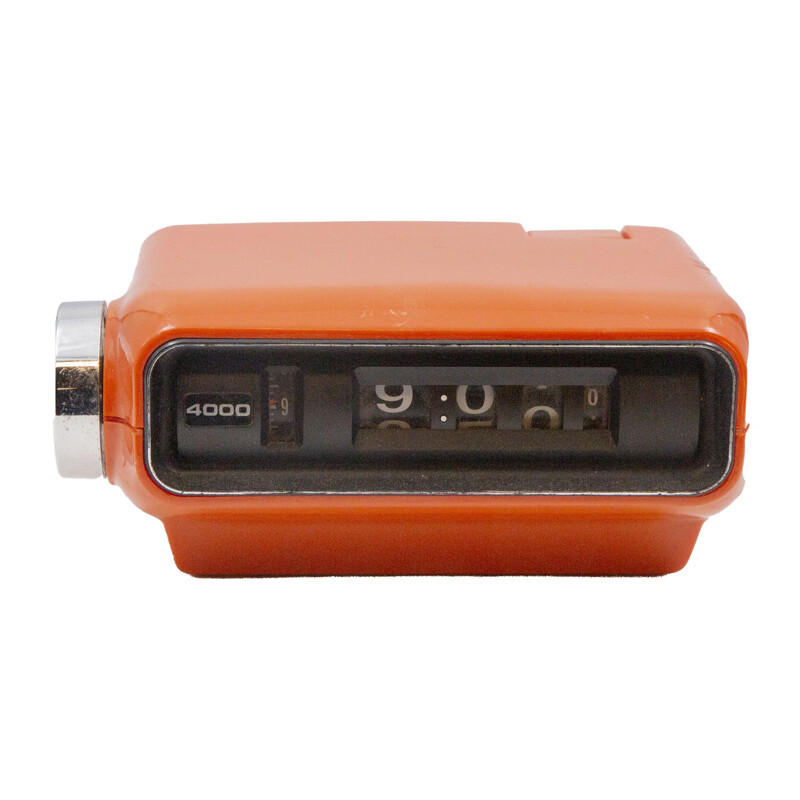 Vintage orange Sankyo digital clock