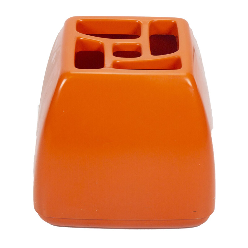 Vintage orange Schönbuch Quadro umbrella stand