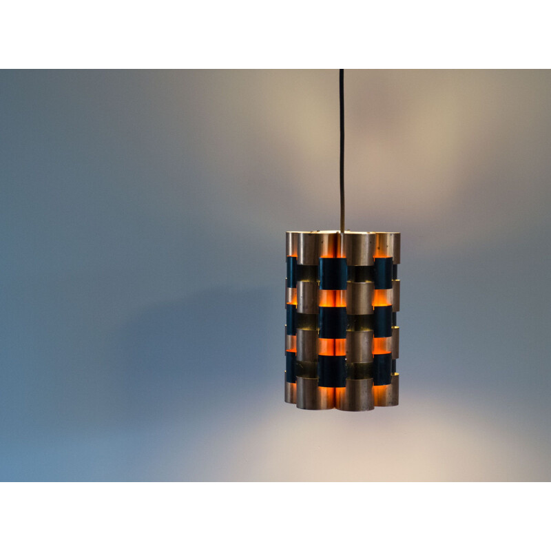 Vintage pendant lamp by Werner Schou for Coronell Elektro