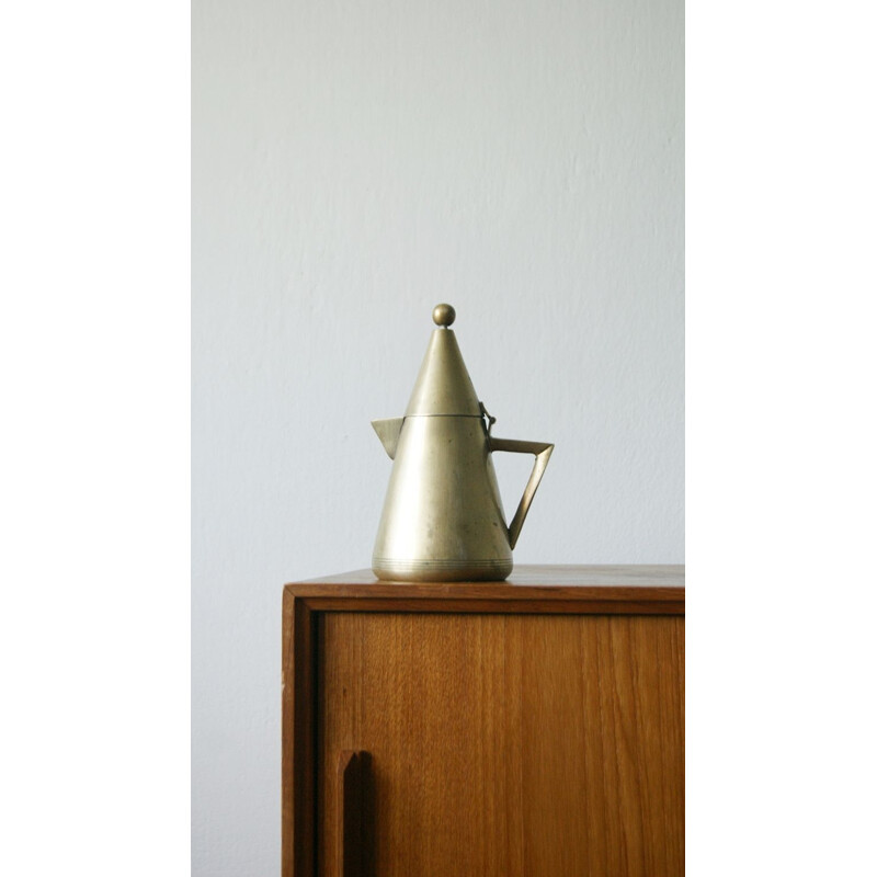 Art Deco vintage silver plated tea pot, 1930s
