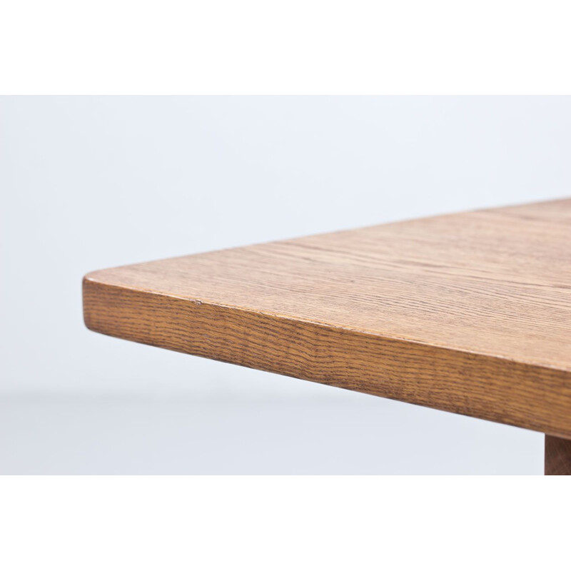 Oakwood vintage dining table by Børge Mogensen, Denmark 1960s