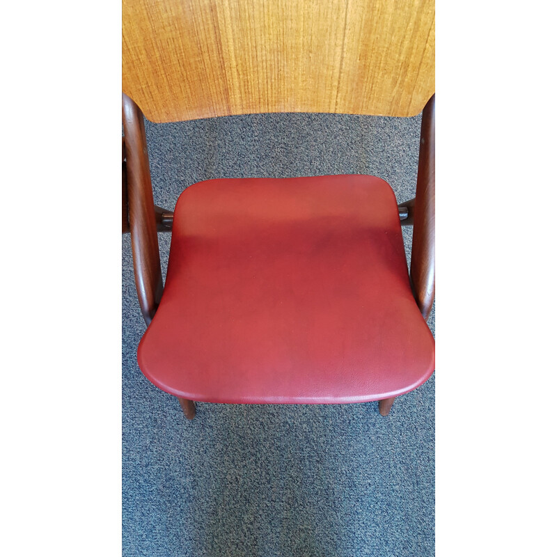 Vintage Danish design scissor chair by Arne Hovmand Olsen