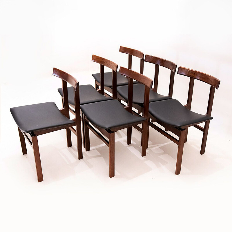 Danish mid century dining set by Ole Gjerløv-Knudsen and Torben Lind for France & Son