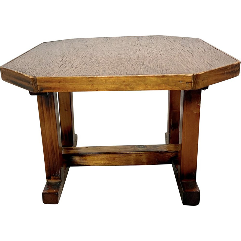 pad Vervelen Nucleair Vintage houten salontafel in Aziatische stijl