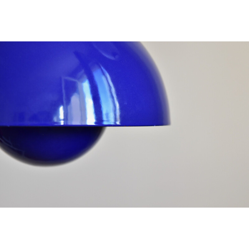 Vintage enamel pendant lamp by Verner Panton for Louis Poulsen, Denmark 1968