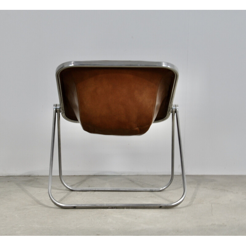 Fauteuil vintage Plona par Giancarlo Piretti pour Castelli, 1970