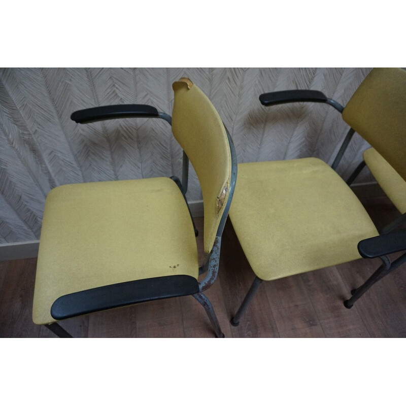 Lot de 8 chaises de Friso Kramer pour Ahrend de Cirkel - 1960