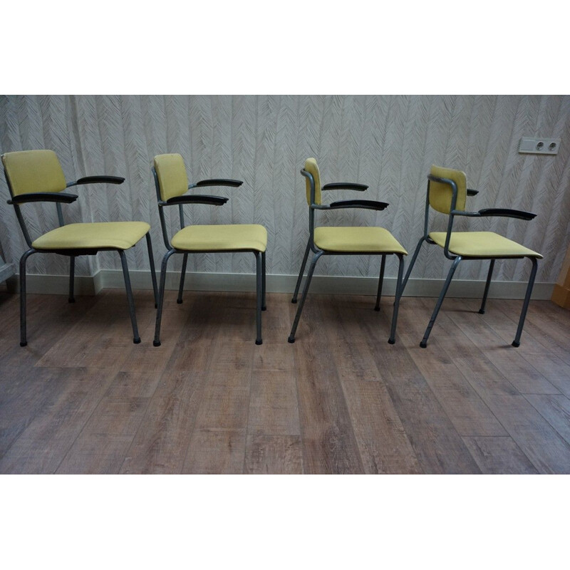 Lot de 8 chaises de Friso Kramer pour Ahrend de Cirkel - 1960