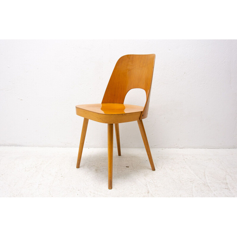 Set of 6 mid century dining chairs by Radomír Hofman for Ton, Czechoslovakia 1960s