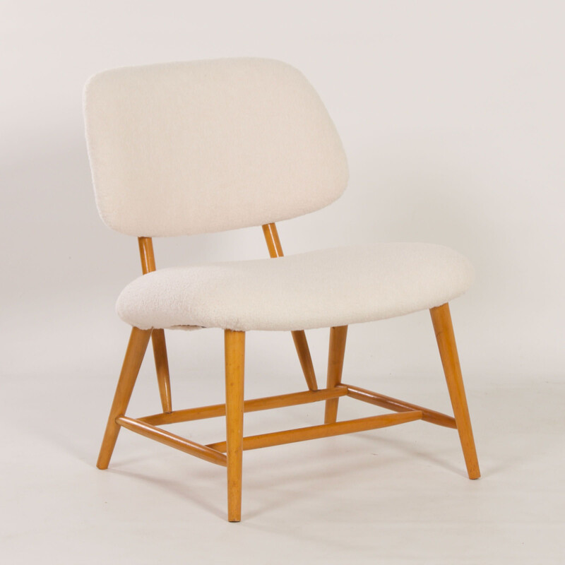 Vintage Teve fauteuil van Alf Svensson voor Ljungs Industrier Ab, Zweden 1950