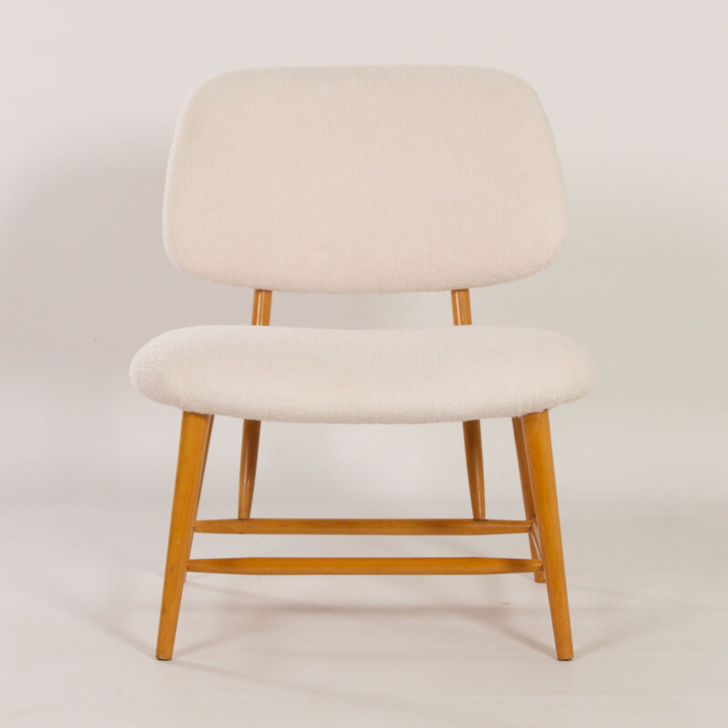 Vintage Teve fauteuil van Alf Svensson voor Ljungs Industrier Ab, Zweden 1950