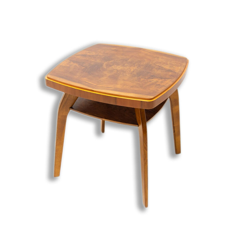 Vintage walnut coffee table by Frantisek Jirak for Tatra Nabytok Pravenec, 1960