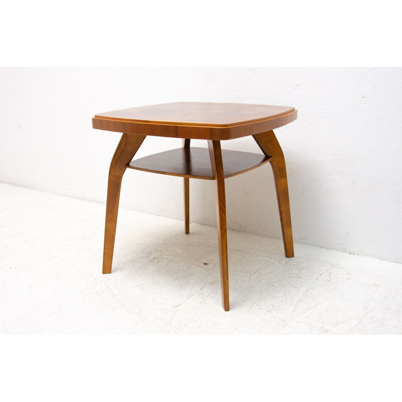 Vintage walnut coffee table by Frantisek Jirak for Tatra Nabytok Pravenec, 1960