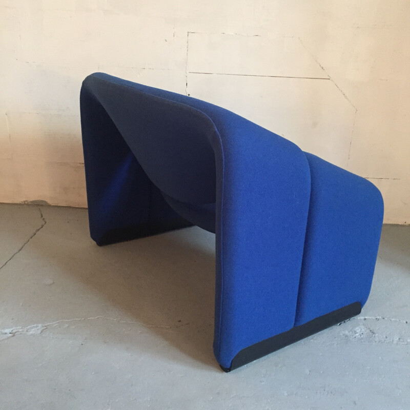 Blue Artifort "Groovy" chair, Pierre PAULIN - 1970s