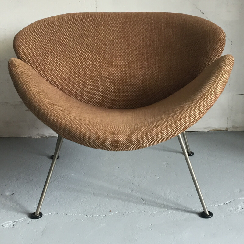 Brown Artifort "Orange Slice" chair, Pierre PAULIN - 1960s