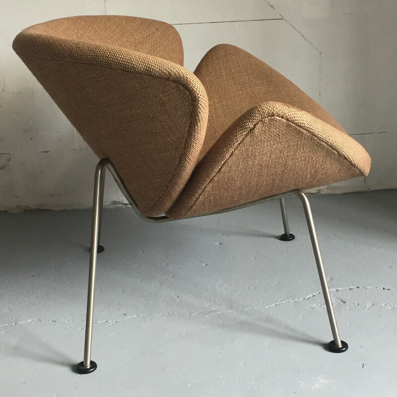Brown Artifort "Orange Slice" chair, Pierre PAULIN - 1960s